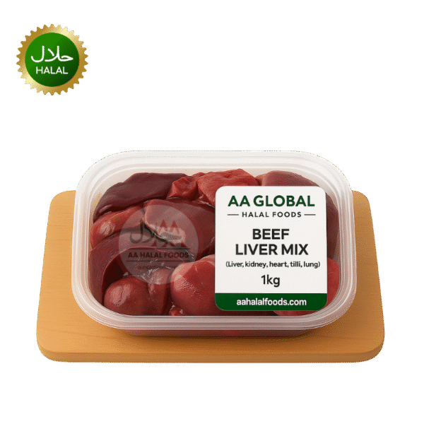 Beef liver all mix (Liver,kidney,heart,tilli,lung)1kg