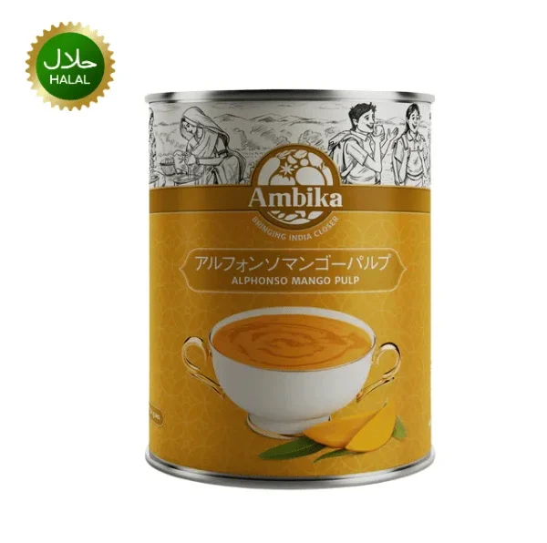 Alphonso Mango Pulp 850g (Ambika)