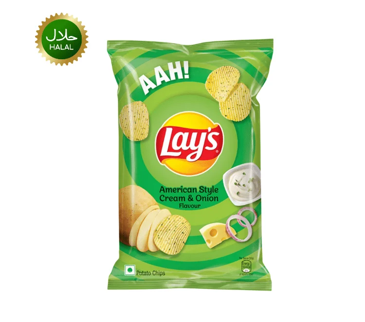 Lay’s American style cream & onion flavor Orgin india ¥195 Lay’s American style cream & onion flavor - Image 1