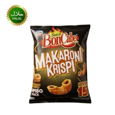Kobe BonCabe Makaroni Krispi Level 15 crunchy snack
