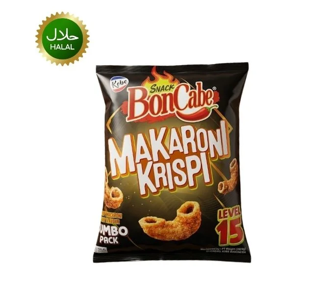 Frozen green peas 500g Orginchina ¥300 (1) Kobe BonCabe Makaroni Krispi Level 15 crunchy snack