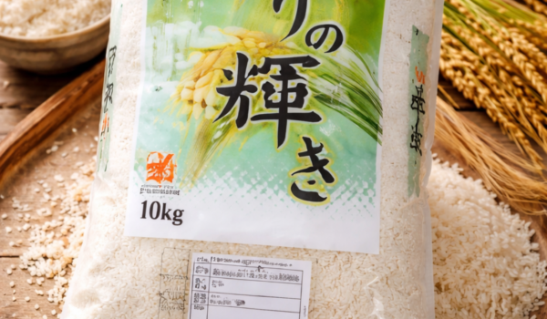 Premium Japanese Rice 10kg bag with clear packaging and Japanese labeling