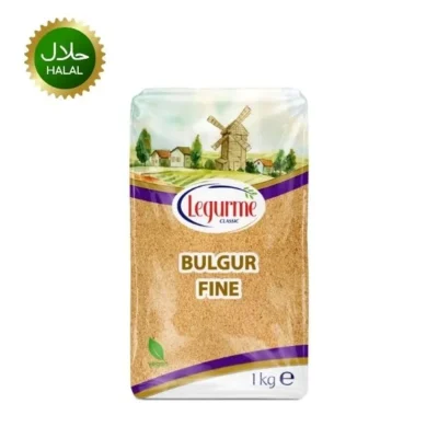 Bulgur Fine 1kg healthy cracked wheat grain packaging