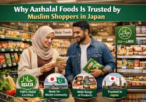 Halal food products at Aahalal Foods trusted by Muslim shoppers in Japan
