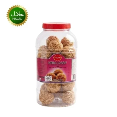 PRAN chira laddu 600g flattened rice ball pack