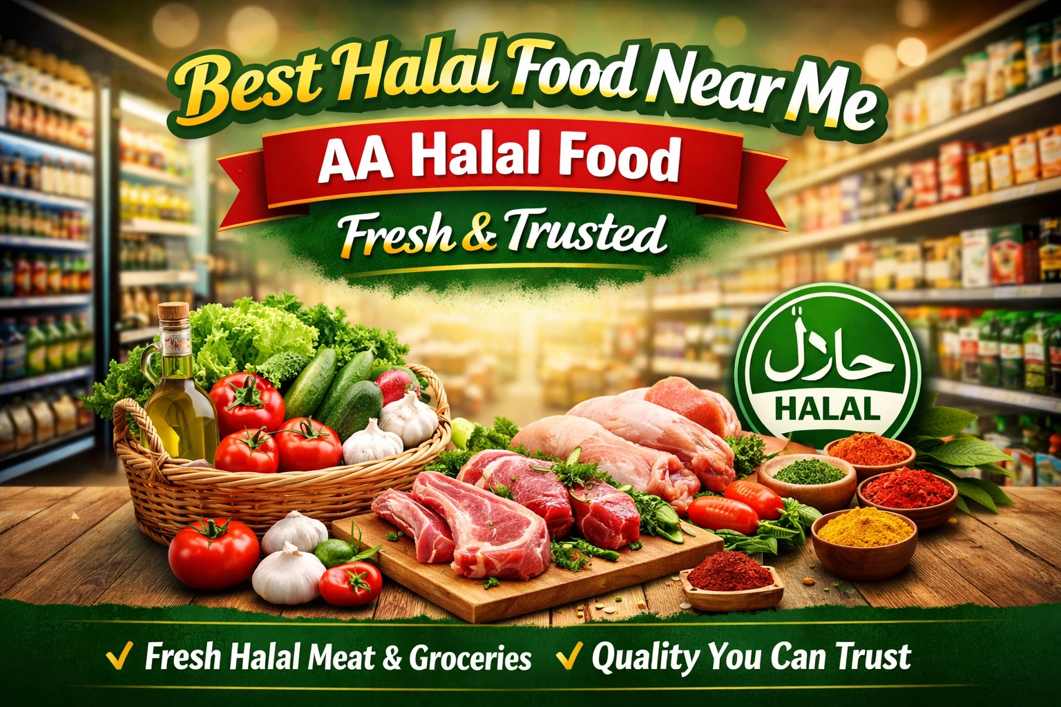 Trusted halal food shop quality products