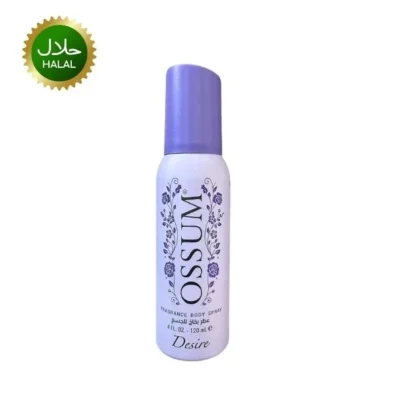 OSSUM Body Spray Desire 120ml premium masculine fragrance long-lasting fresh scent perfume for daily use grooming and personal care