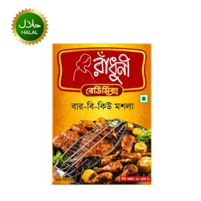 Radhuni BBQ Masala 50g smoky barbecue spice pack