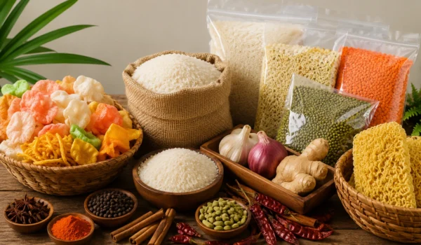 Halal snacks rice and spices from AA Halal Foods Japan