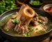 Beef bone soup simmered in a nutritious broth with herbs