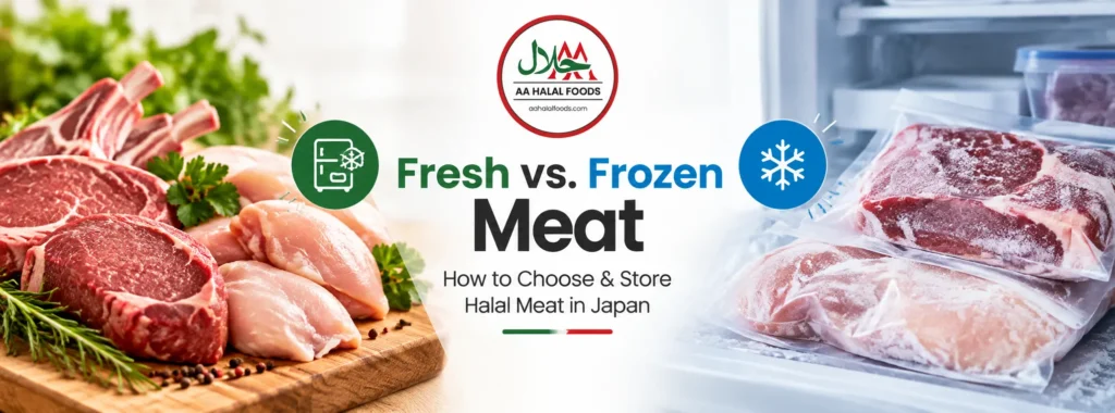 fresh vs. frozen meat
