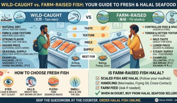 Farm-Raised vs Wild-Caught Fish