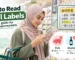 read halal labels in Japanese supermarkets