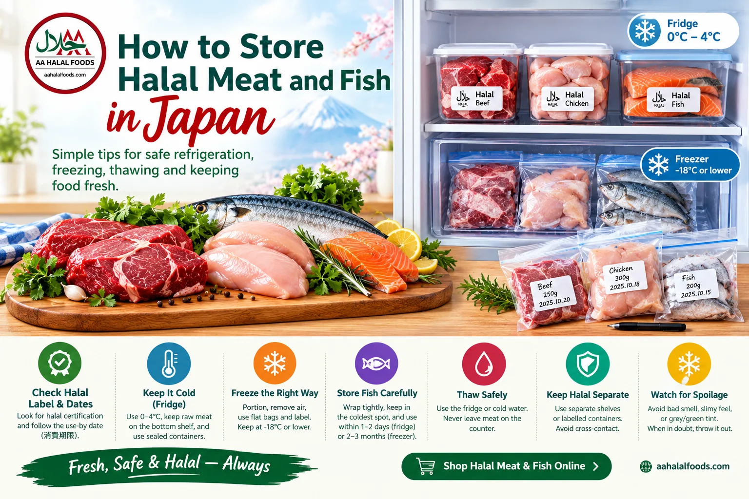 Store Halal Meat and Fish